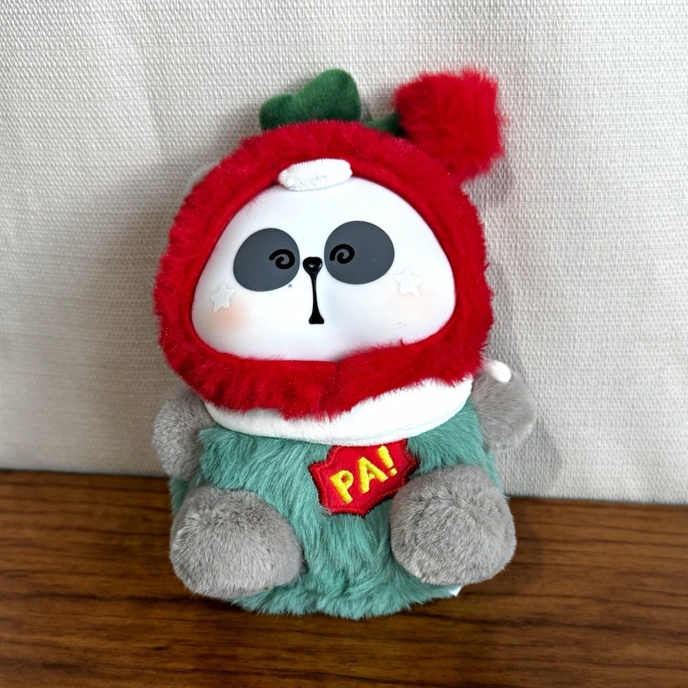 Mr. PA Panda Plush Stuffed Animal Christmas Outfit Toycity 2021 CH1050-01 Small